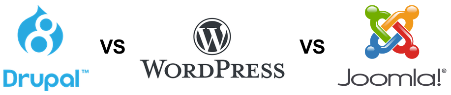 drupal vs wordpress vs joomla content management systems