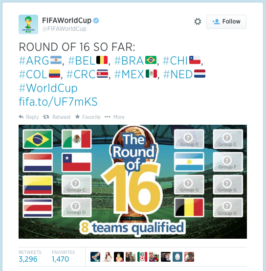 FIFA Tweet