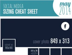 Social Media Sizes Cheat Sheet as of May 2014