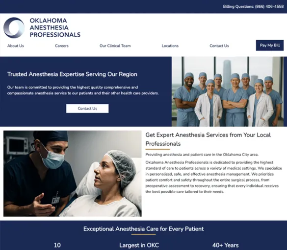 Oklahoma Anesthesia Professionals - Trusted Anesthesia Expertise Serving the Oklahoma City Region