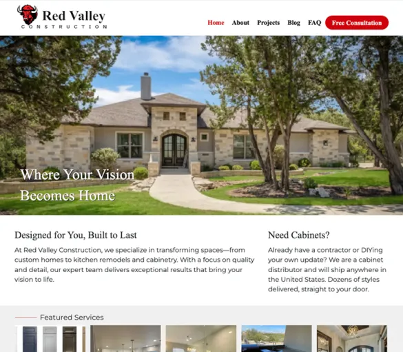 Red Valley Construction – Custom Homes & Remodeling in Oklahoma